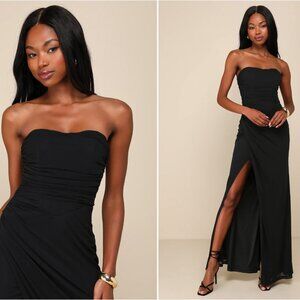LULUS Prom Wedding Formal Bustier Modern Chic Sexy Classic Maxi Dress